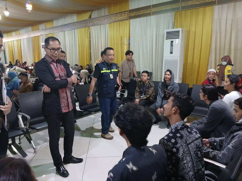 14 WNI evakuasi dari Lebanon tiba di Indonesia. (dok. PWNI Kemlu RI)