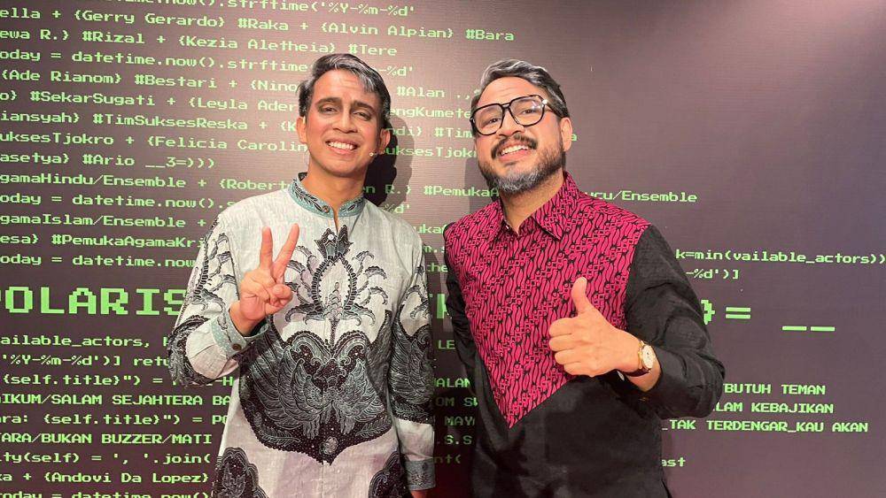 Andovi dan Jovial da Lopez di pertunjukkan Polarisasi Musikal (IDN Times/Erfah Nanda)