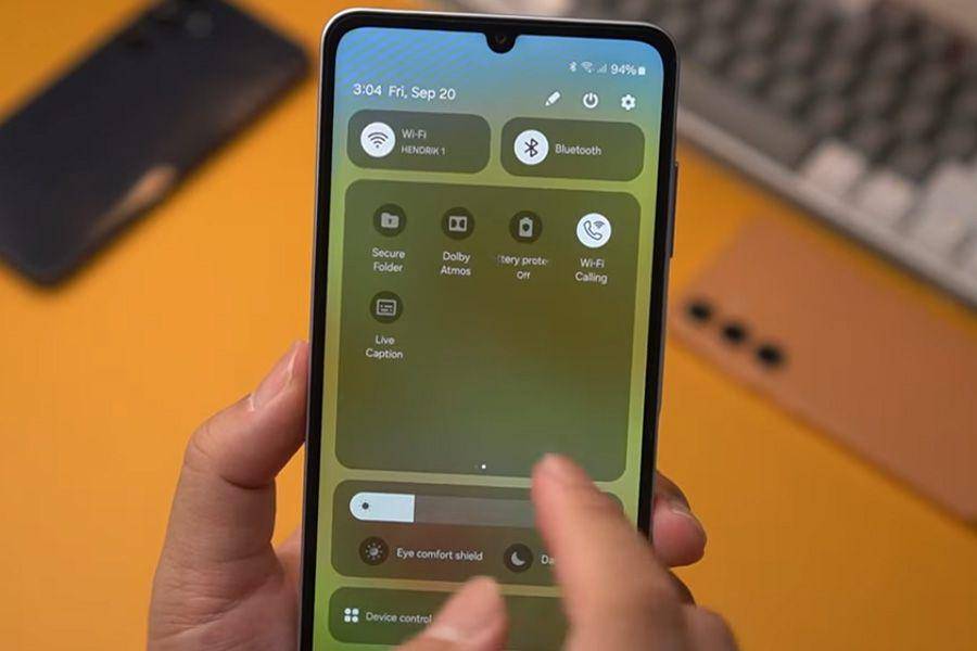 potret Infinity U Notch Galaxy A06 (dok. youtube.com/TrendingTek)