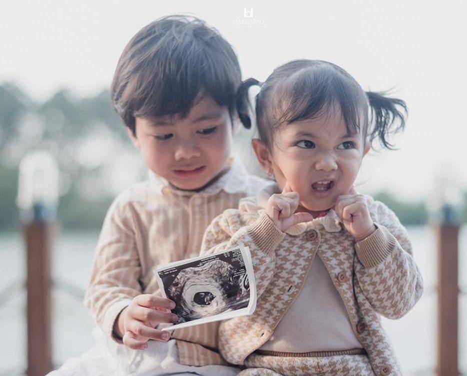 potret Kesha Ratuliu umumkan kehamilan ketiga (instagram.com/hargabro)