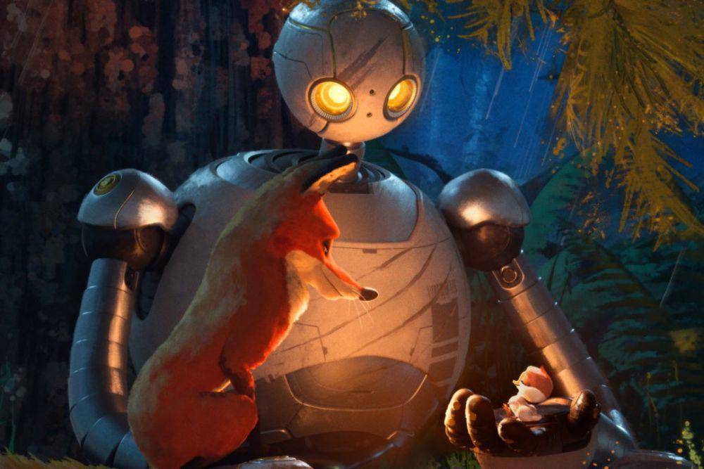 adegan dalam film The Wild Robot. (dok. DreamWorks Animation/The Wild Robot)