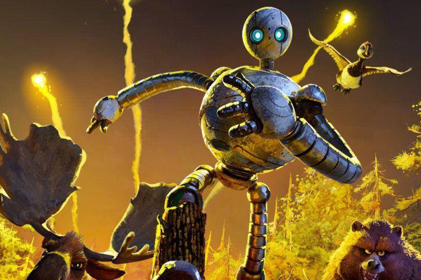 adegan dalam film The Wild Robot. (dok. DreamWorks Animation/The Wild Robot)