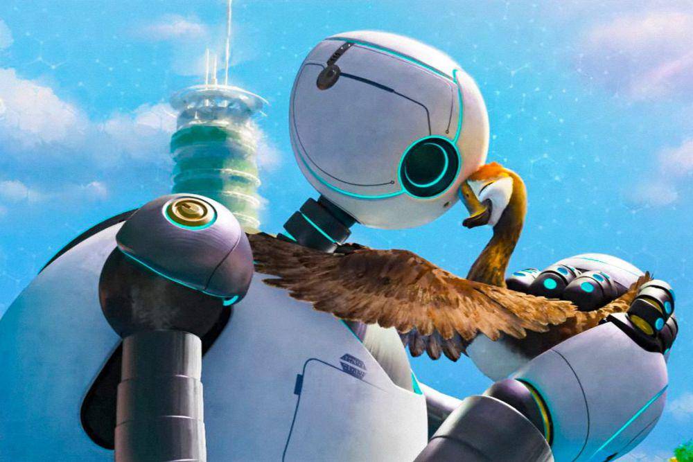 adegan dalam film The Wild Robot. (dok. DreamWorks Animation/The Wild Robot)