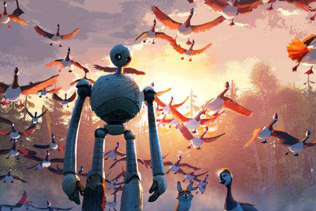 adegan dalam film The Wild Robot. (dok. DreamWorks Animation/The Wild Robot)