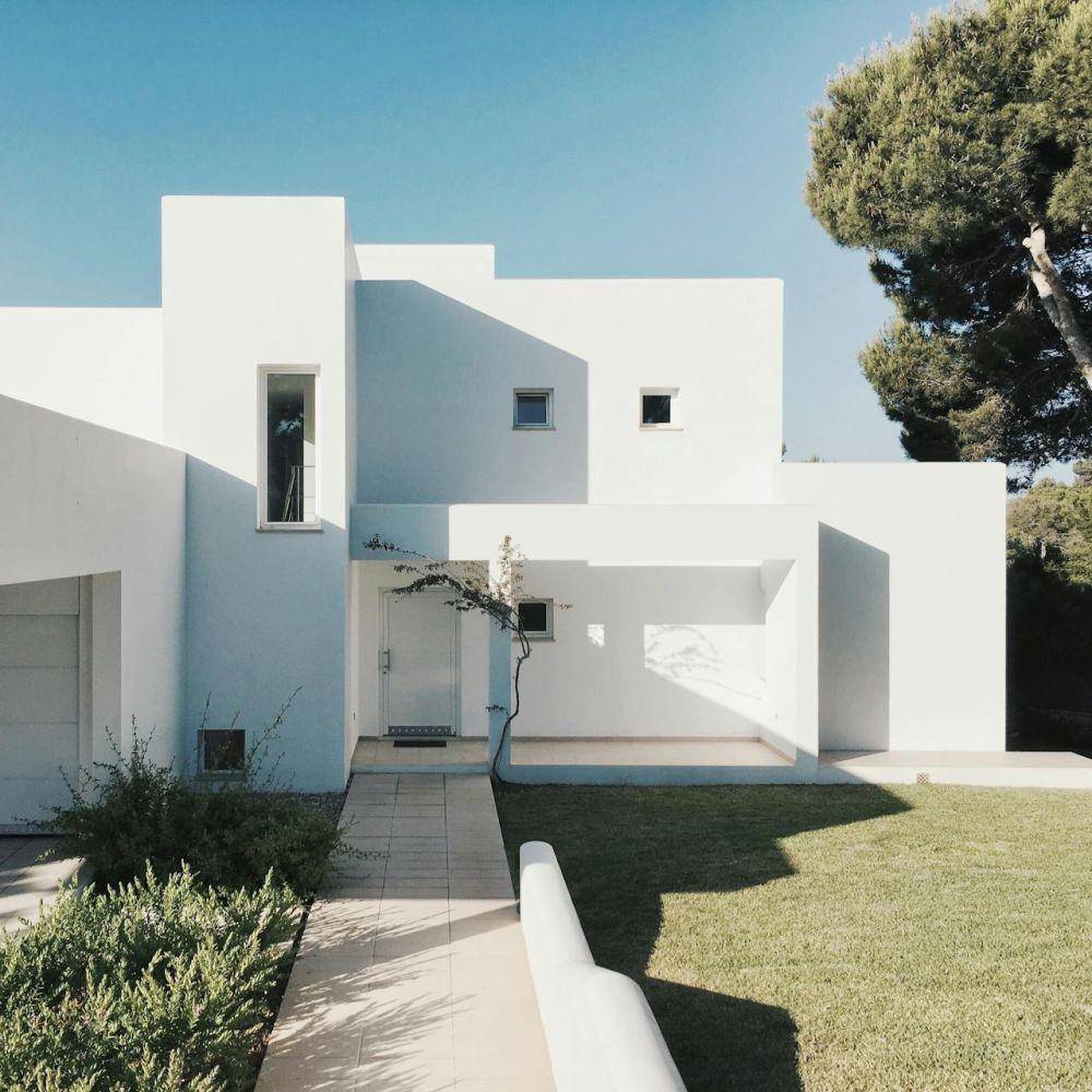 dak cor teras rumah minimalis modern (pexels.com/Pixasquare .com)