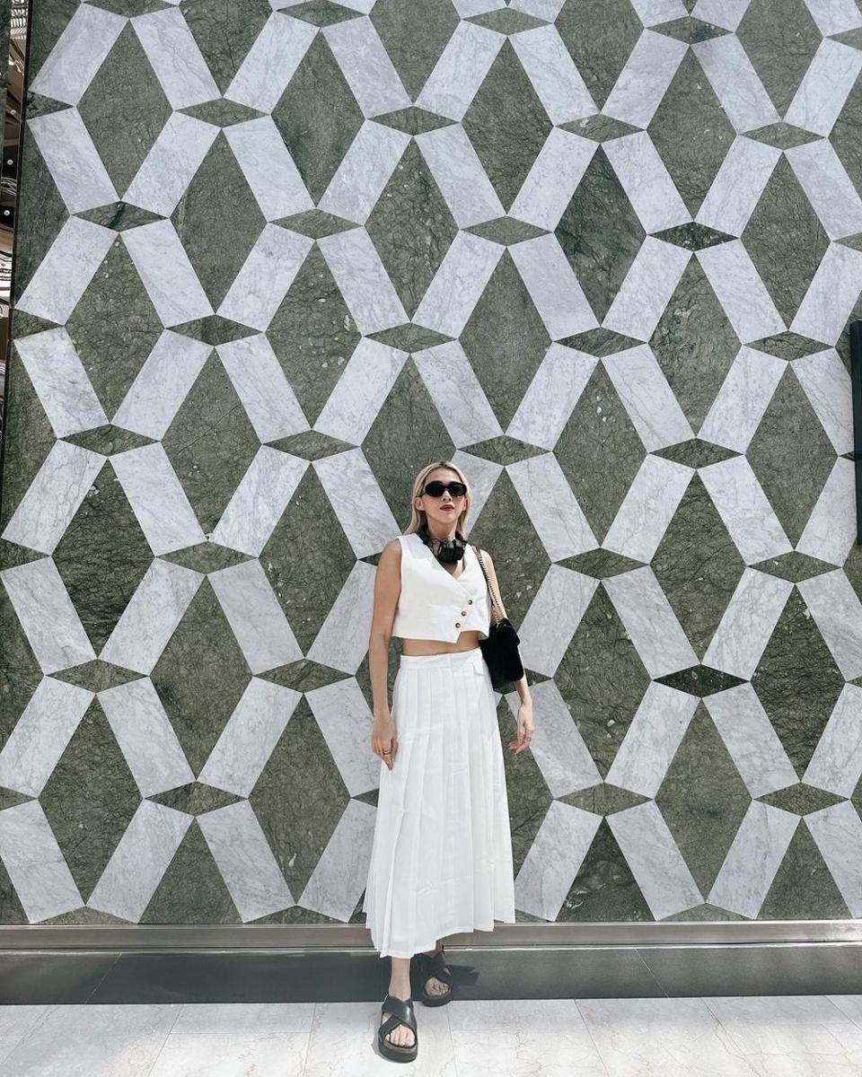OOTD Nuansa Putih ala Cindy Karmoko (instagram.com/cindykarmoko)