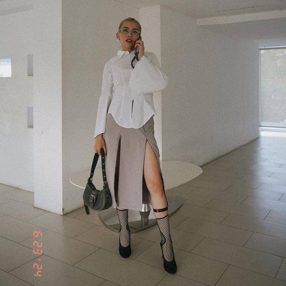 OOTD Nuansa Putih ala Cindy Karmoko (instagram.com/cindykarmoko)