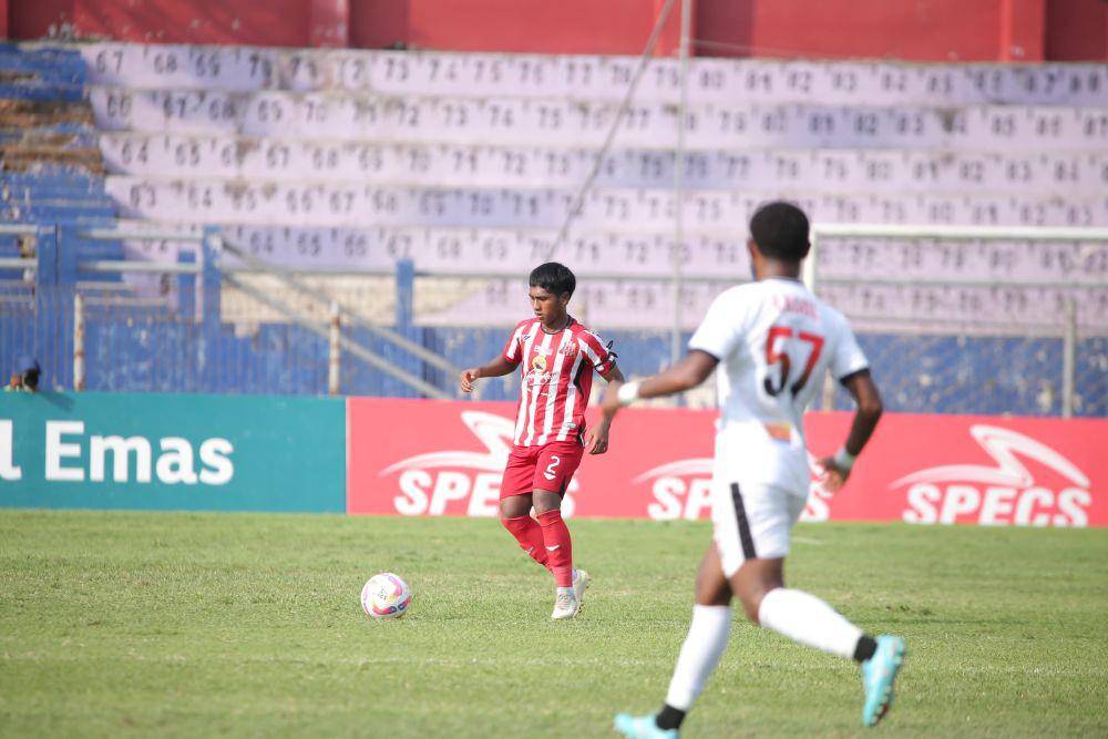 Pemain Deltras Fc saat melawan Persipura Jayapura. IDN Times/ istimewa
