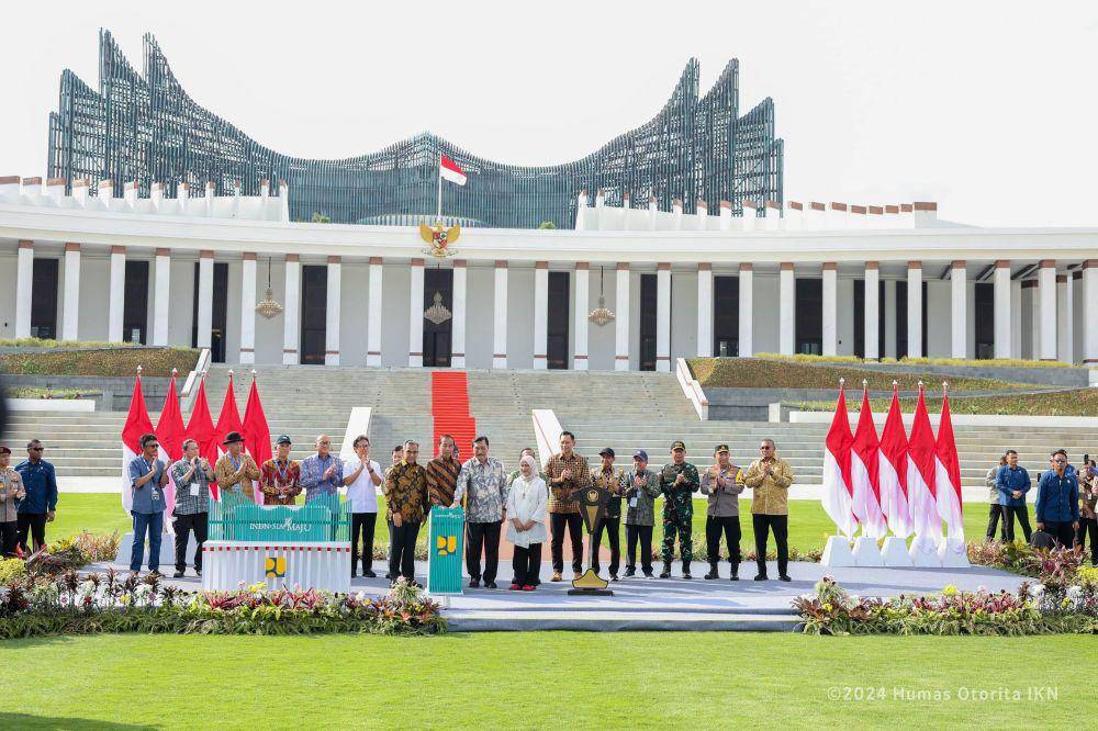Lexa Event Organizer, milik pemuda Balikpapan, Adam Dustin Bhakti, dipercaya menjadi EO untuk mengurusi seremonial peresmian Istana Negara di IKN pada Jumat (11/10/2024) kemarin. (Dok. Humas Otorita IKN)