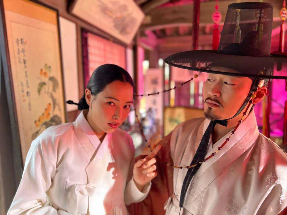 di balik layar drama Knight Flower (instagram.com/oh_euisik)