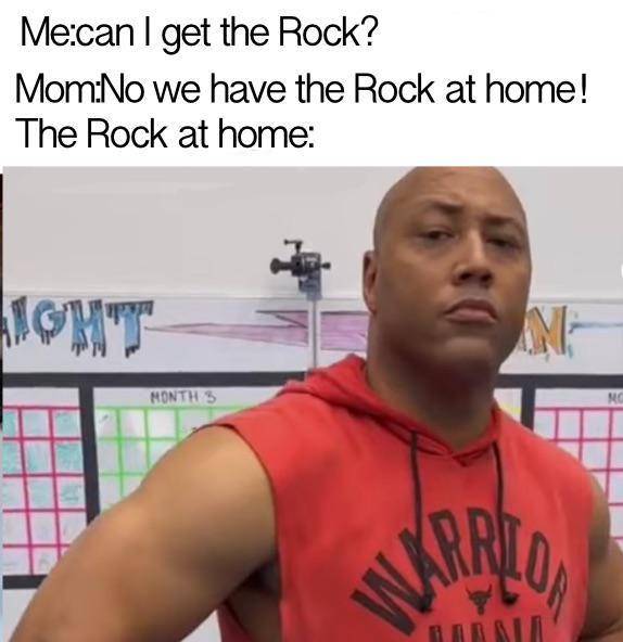 potret meme The Rock paling kocak (reddit.com/user/Superdupermario21)