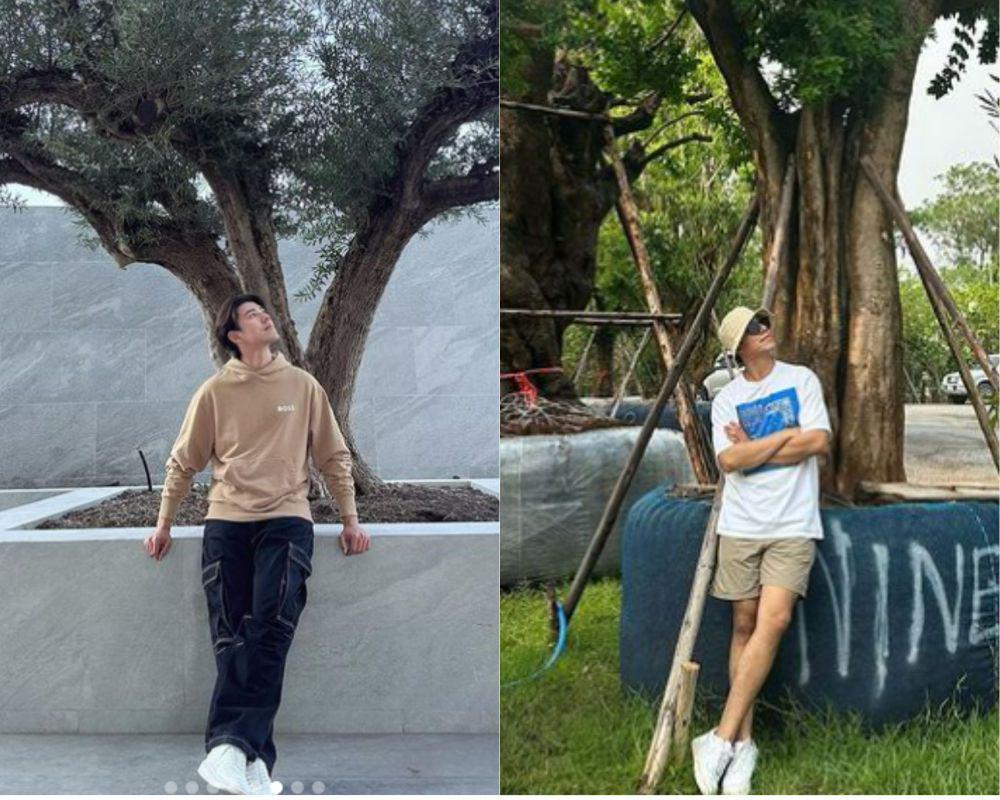 7 Ide Padu Padan Sneakers Putih ala Nine Naphat