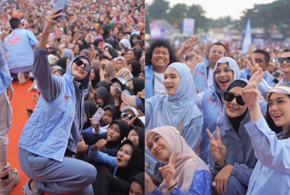 Potret Kegiatan Terbaru Paula Verhoeven, Hadiri Kampanye Cagub Banten