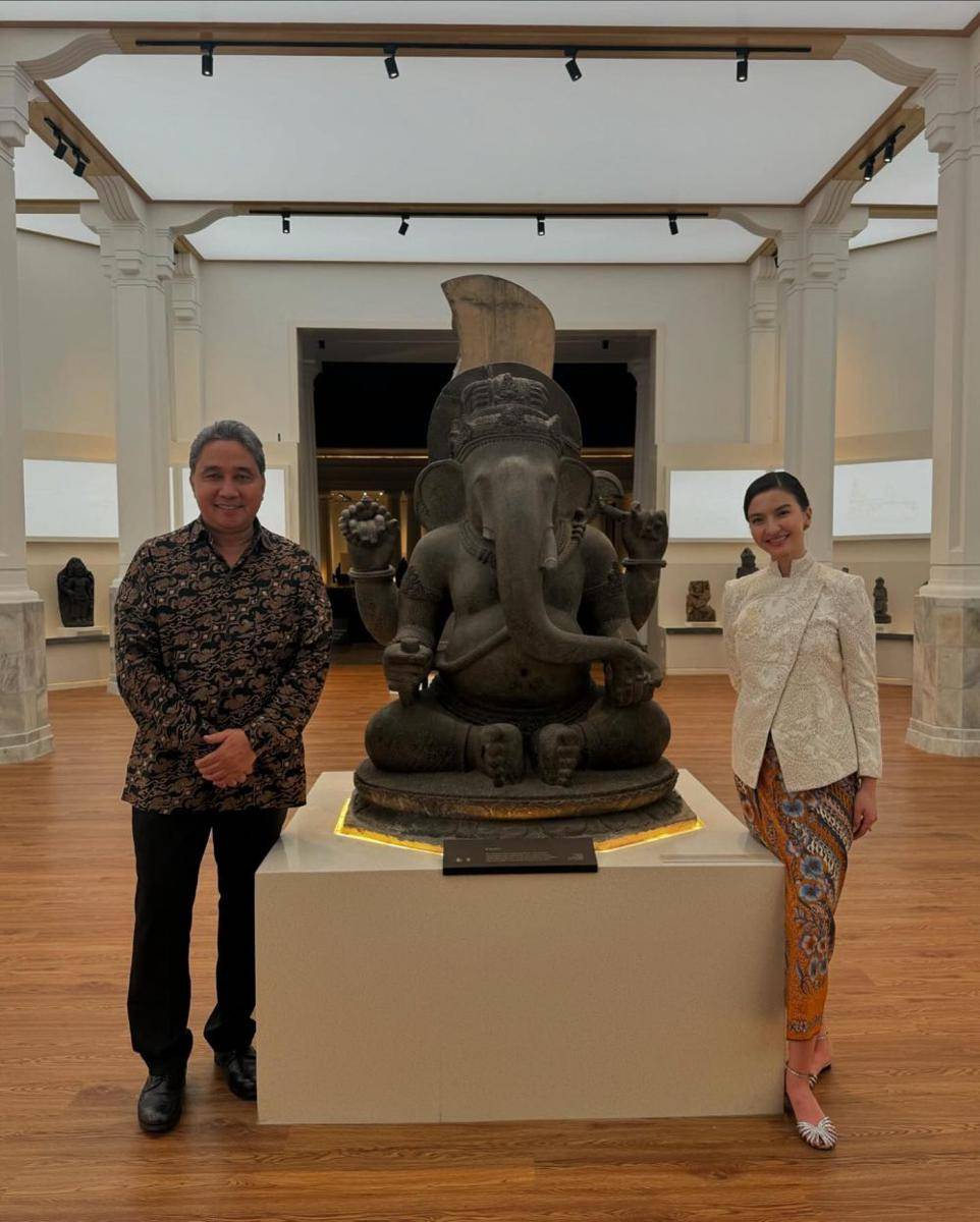 potret Raline Shah di museum nasional Indonesia (instagram.com/ralineshah)