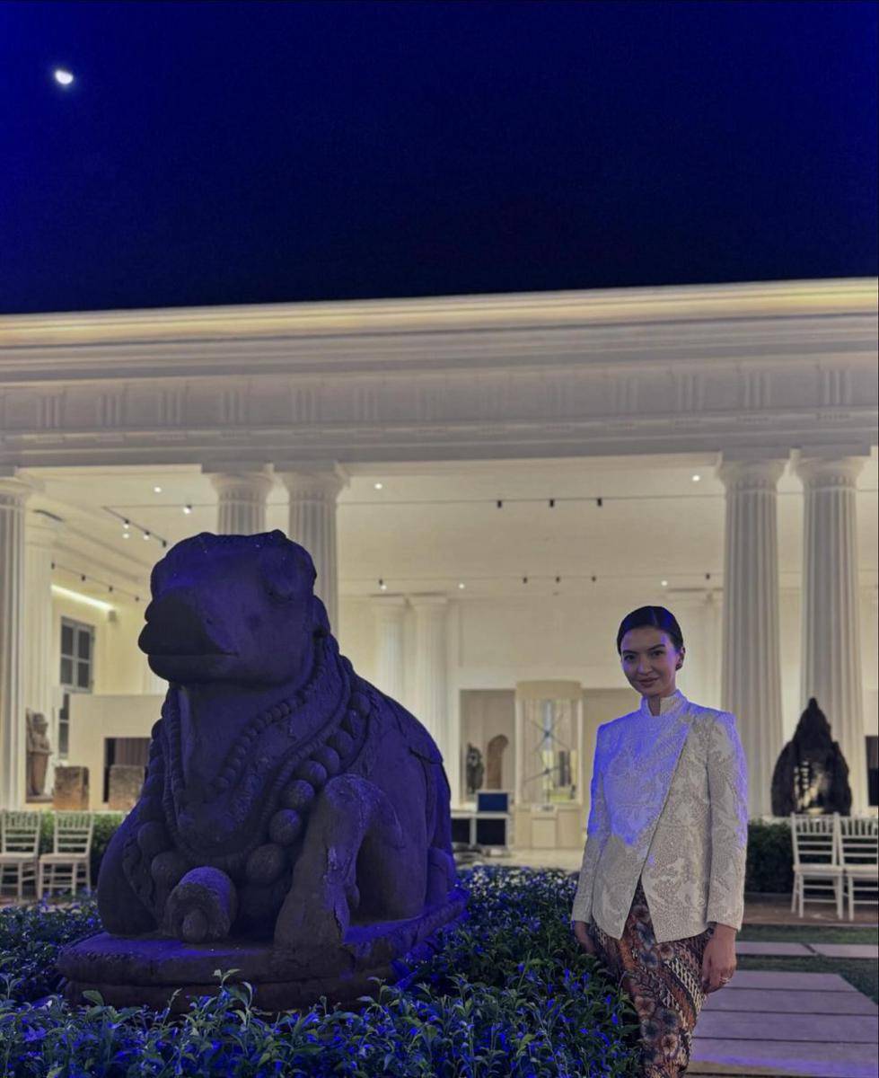 potret Raline Shah di museum nasional Indonesia (instagram.com/ralineshah)