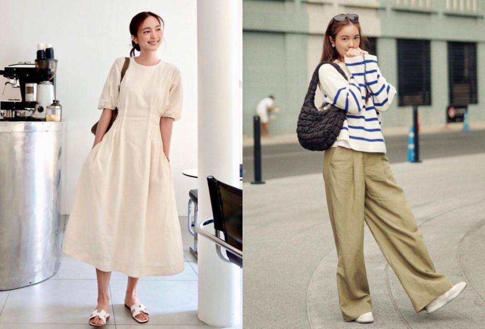 10 Ide OOTD Simple Ready to Go ala Bua Nalinthip, Effortlessly Chic!