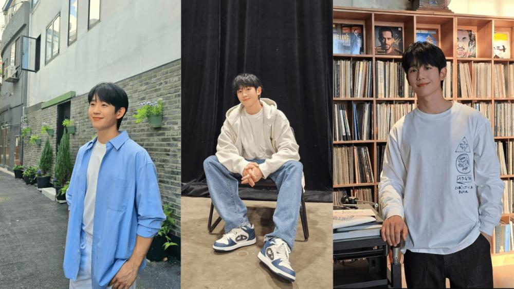 10 Ide Layering Outfit ala Jung Hae In, Makin Modis dan Stylish!