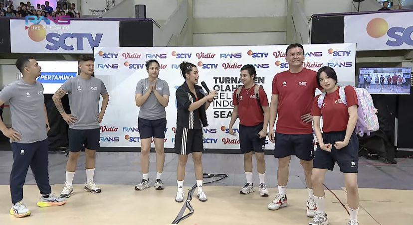 10 Potret Tim Raffi Ahmad Menang Tarik Tambang Lawan Tim Zee eks JKT4