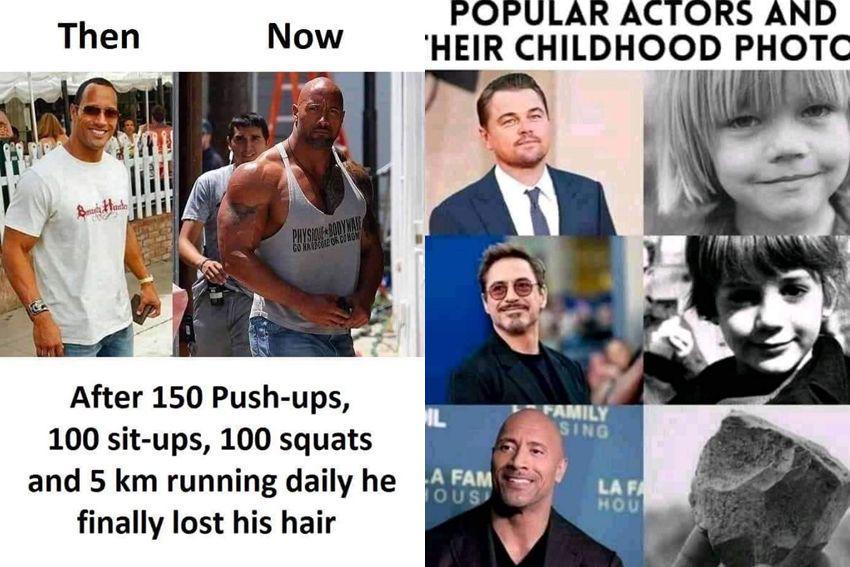 7 Meme The Rock Paling Kocak, Cuma Bisa Kalah Lawan Kertas