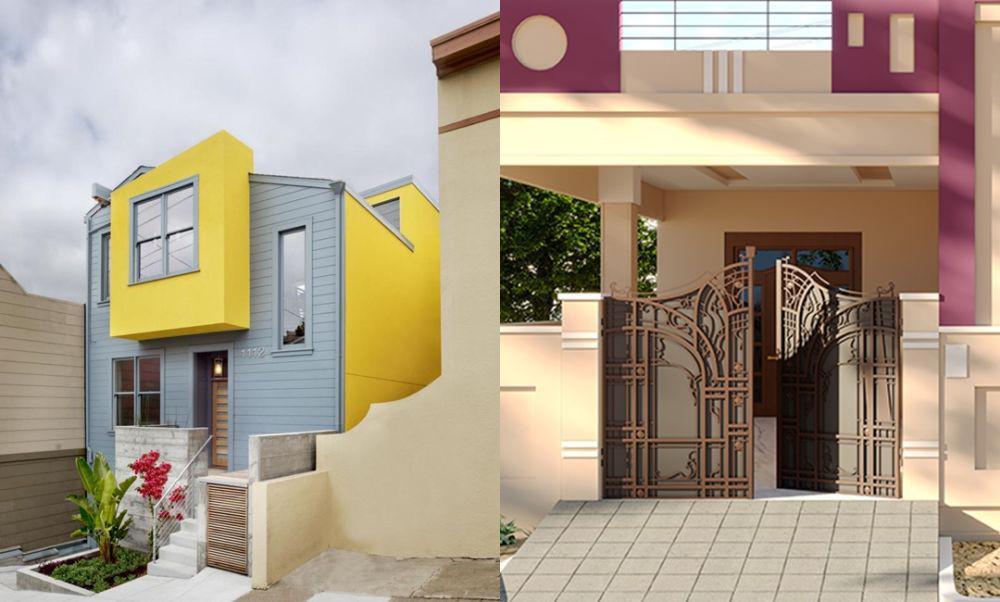 10 Inspirasi Cat Rumah Bagian Luar Berwarna Cerah, Semarak!