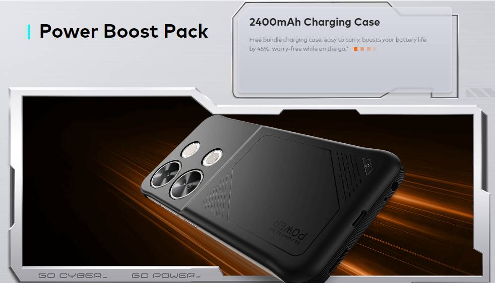 Power bank tambahan yang ada di Itel P65. (Itel-life.com)