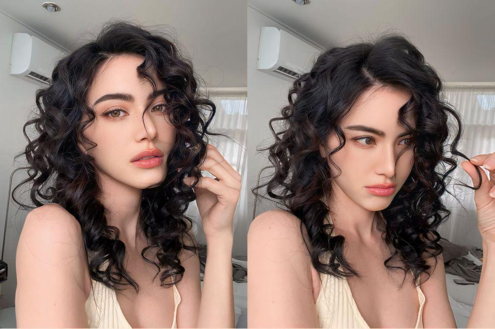 7 Potret Davika Hoorne dengan Rambut Curly, Stunning Bikin Pangling!