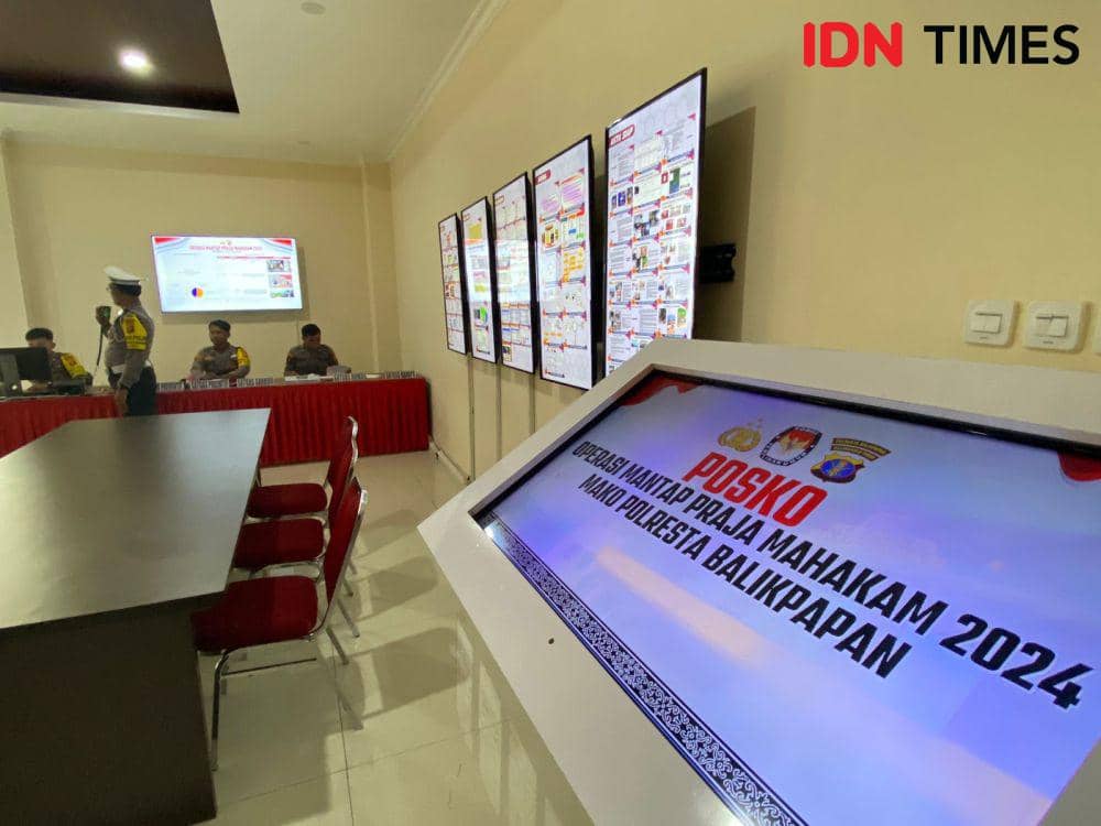Operasi Mantap Praja Polresta Balikpapan sudah melakukan pengamaman terhadap 137 kegiatan kampanye. (IDN Times/Erik Alfian)