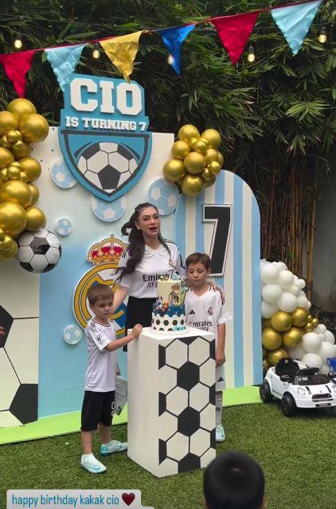 ulang tahun Cio anak Celine Evangelista (Instagram.com/celine_evengelista)