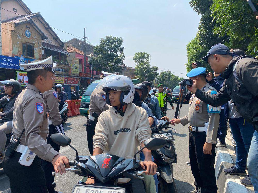 Operasi Zebra 2024 salah satu Polres di Indonesia . (Rizki/IDN Times)