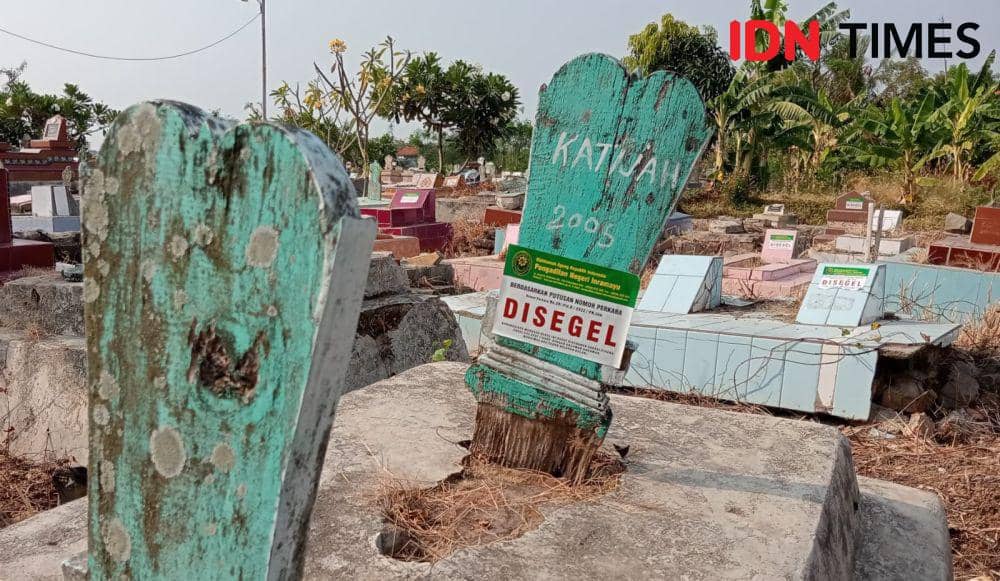 Inin Nastain IDN Times/ makam disegel