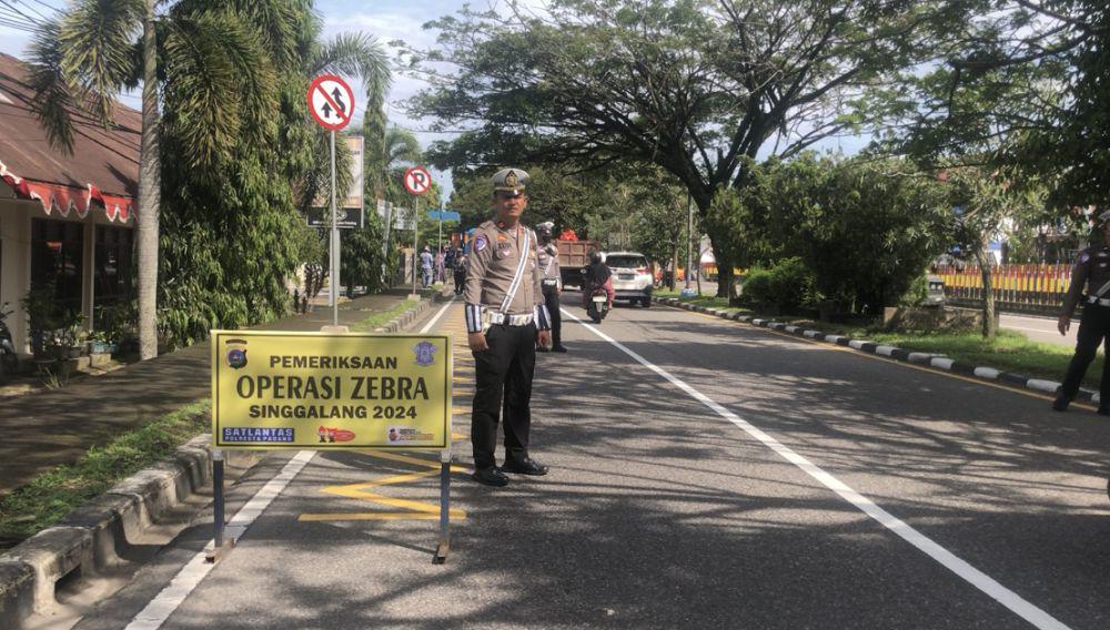 900 Warga Kota Padang Ditindak Selama Operasi Zebra 2024
