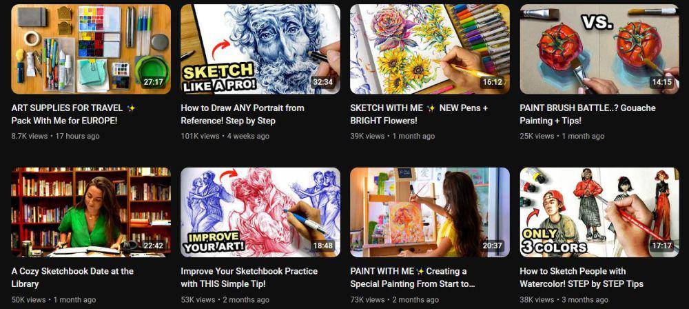 Tangkapan layar kanal YouTube Jess Karp. (Youtube.com/@artofjesskarp)