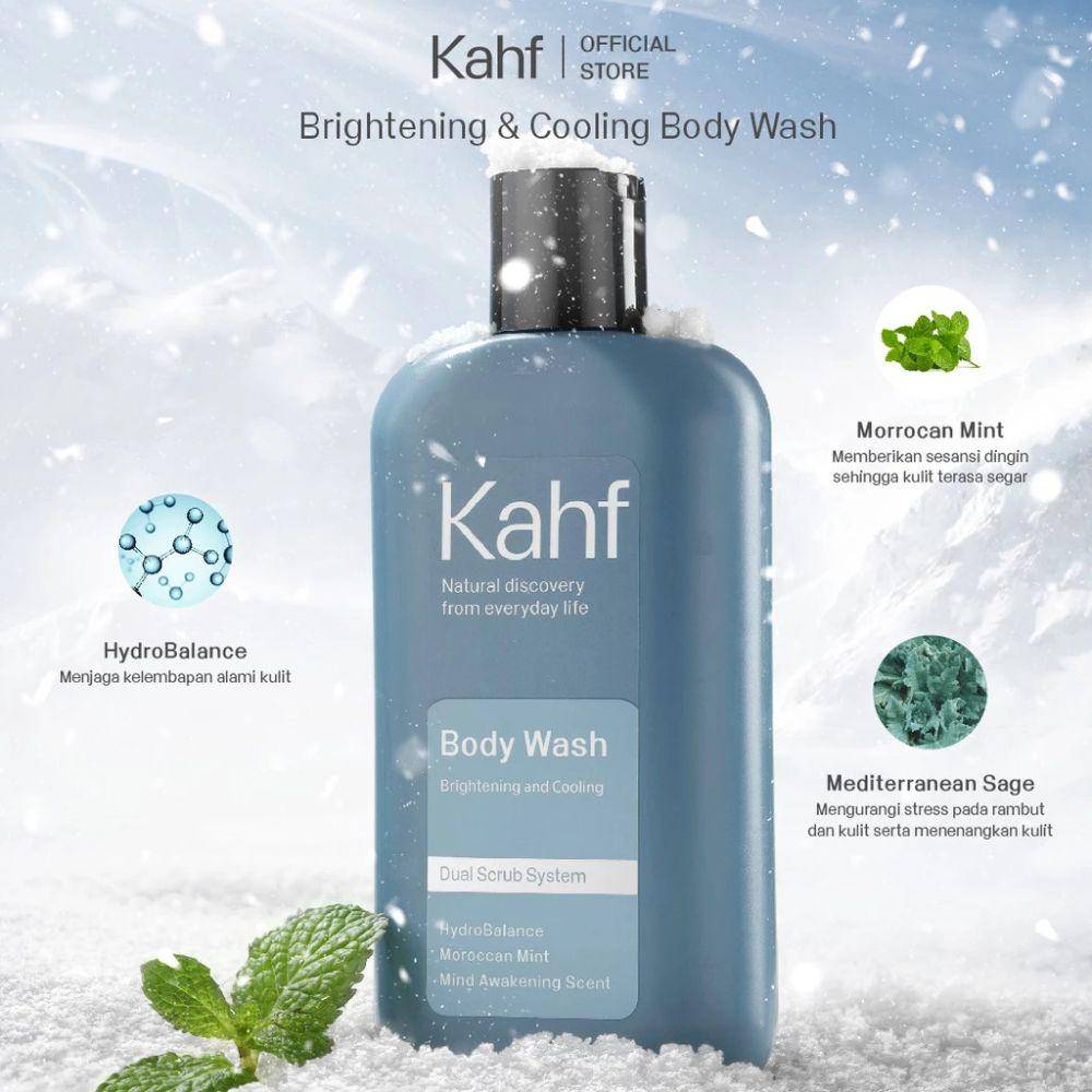 Kahf Brightening and Cooling Body Wash (shopee.co.id/Kahf Official Shop)