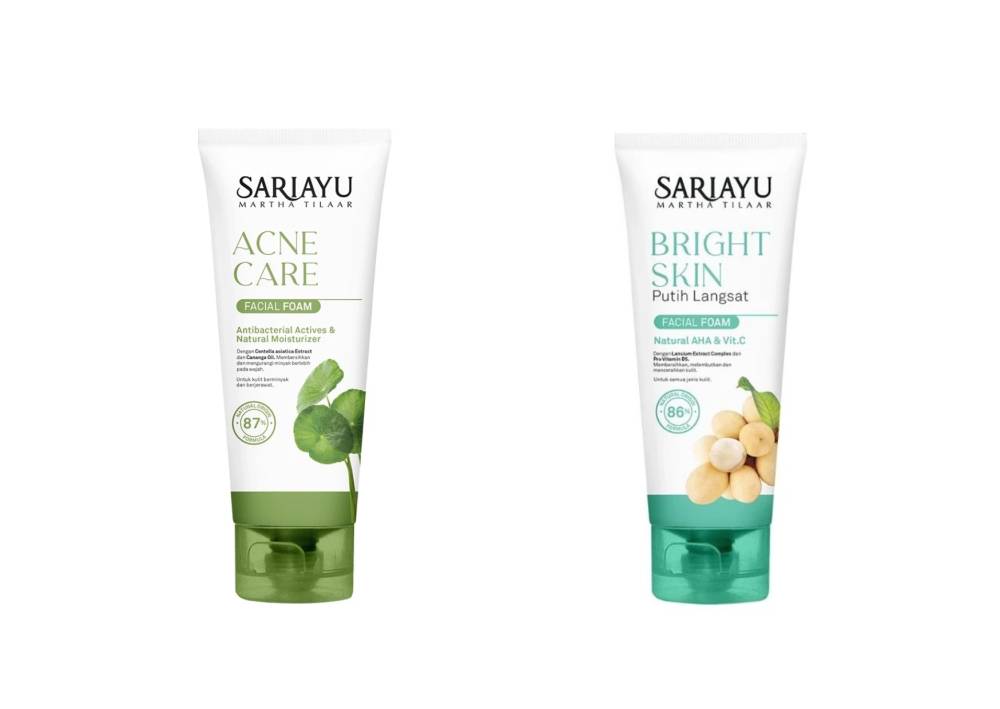 kolase produk skincare Sariayu (Shopee/Sariayu Martha Tilaar Official Shop)