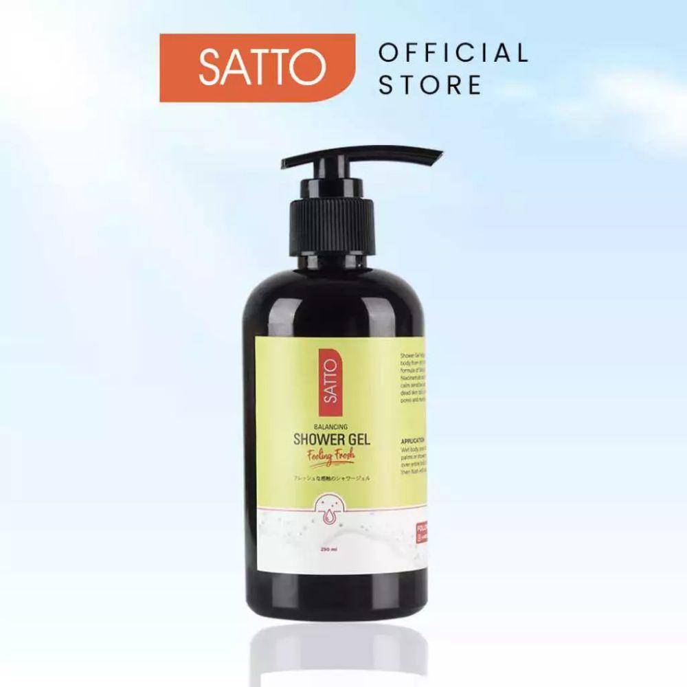Satto Balancing Shower Gel Feeling Fresh (shopee.co.id/Satto Official Shop)