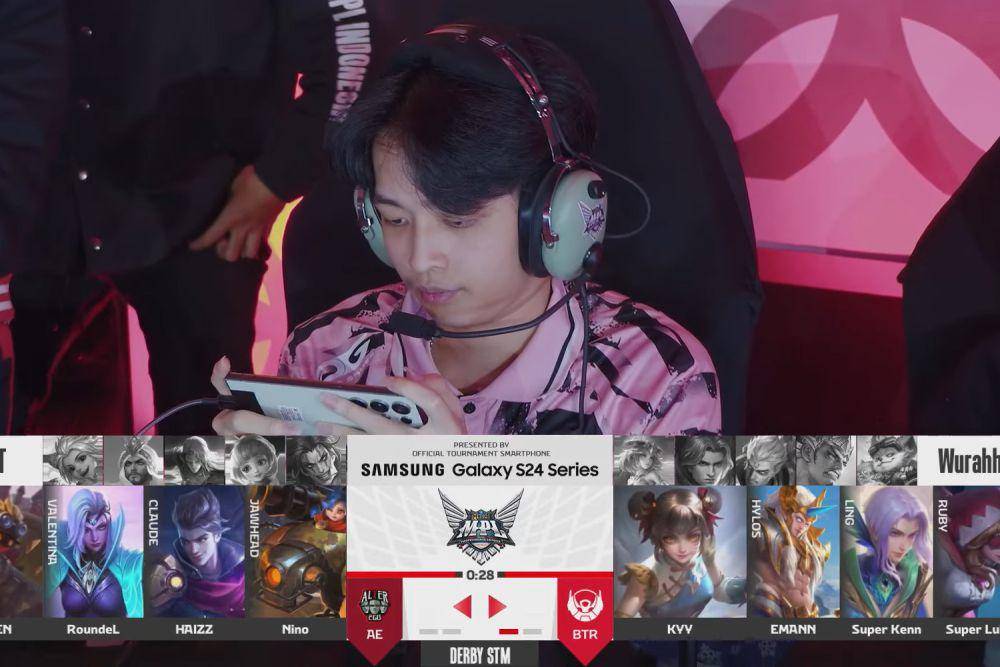 Draft pick laga BTR vs AE di MPL ID S14 (YouTube.com/MPL Indonesia)