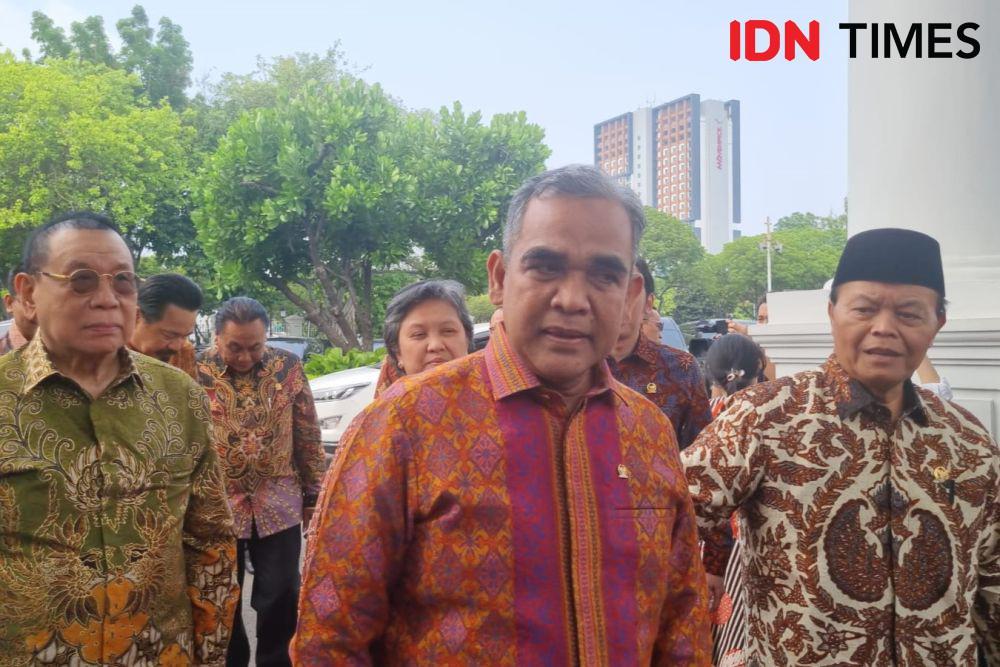 Pimpinan MPR Temui Jokowi Serahkan Undangan Pelantikan Prabowo