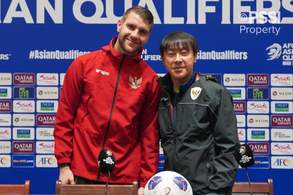 Romantisme Pesan Perpisahan Pemain Timnas ke Shin Tae Yong