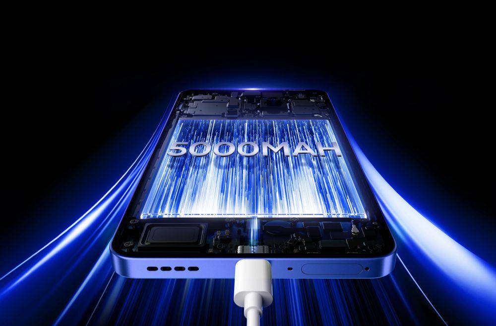 ilustrasi pengisian daya baterai 5000 mAh milik realme P1 Speed 5G (realme.com)