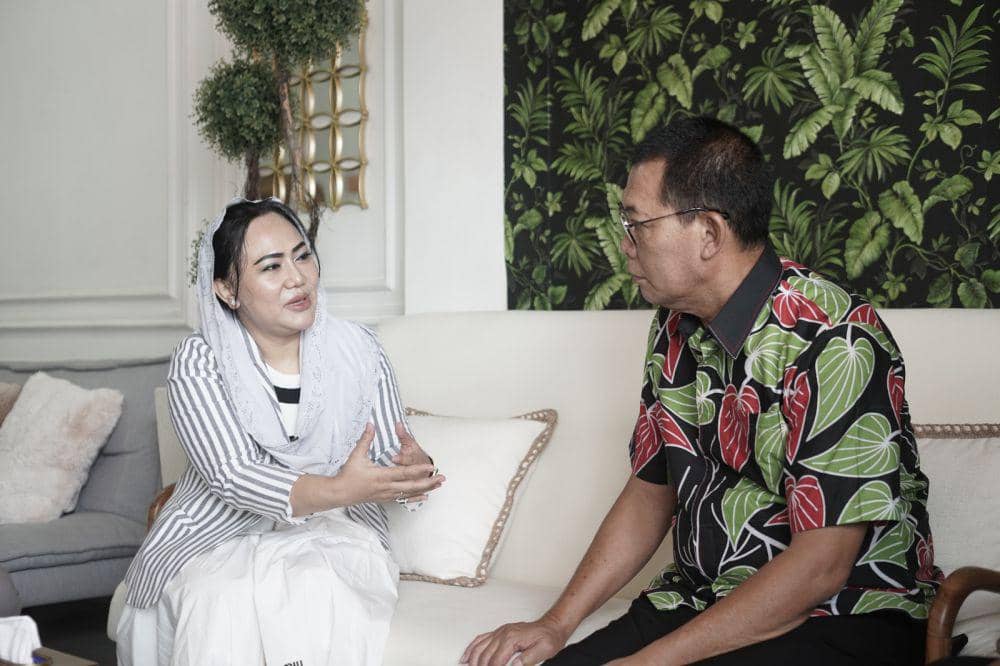 Pertemuan Diah Warih Anjani dengan cawali Solo Teguh Prakosa. (Dok/Istimewa)