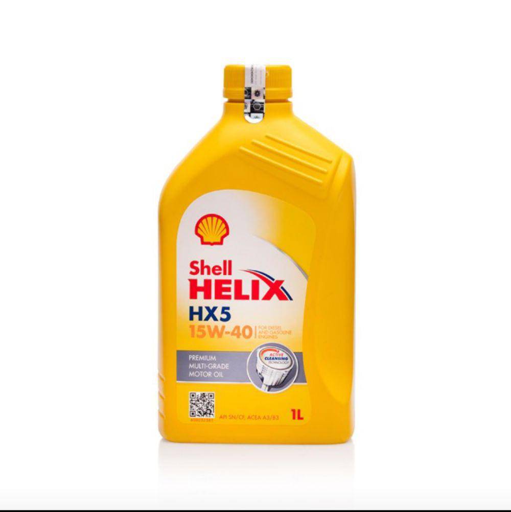 Shell Helix HX5 15W-40 (dok. Shell)
