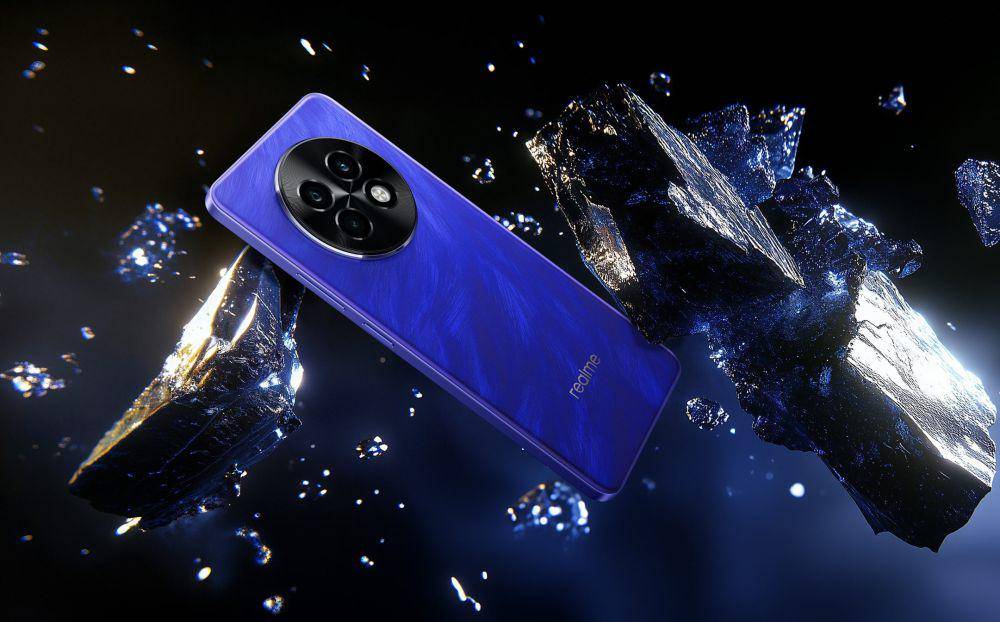 realme P1 Speed 5G warna brushed blue (realme.com)