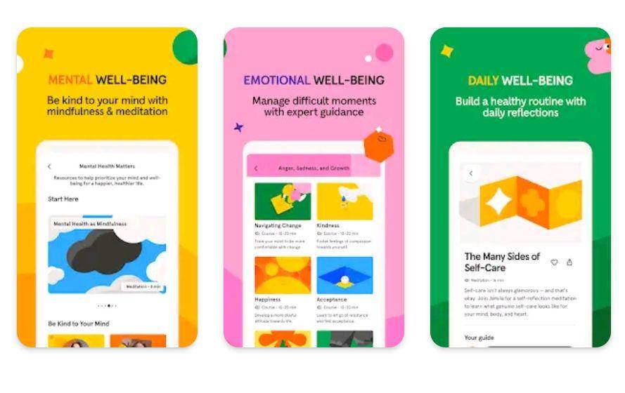 tampilan aplikasi Headspace (dok. Play Store/Headspace)