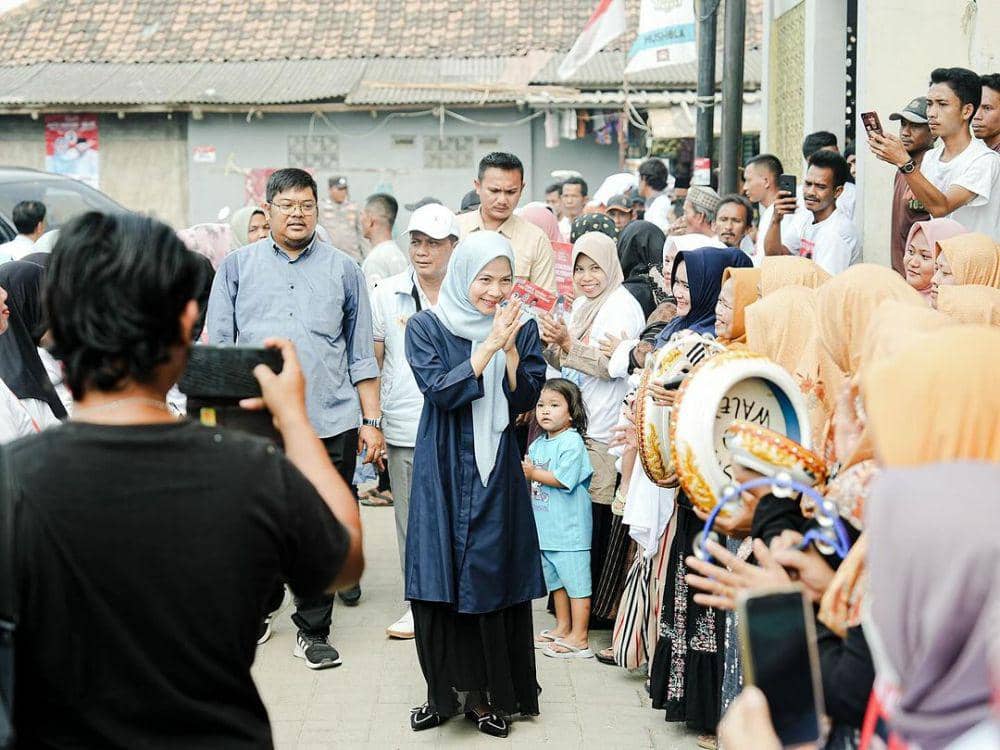 Istri Mendes PDT Unggul Sementara dari Anak Atut di Pilbup Serang
