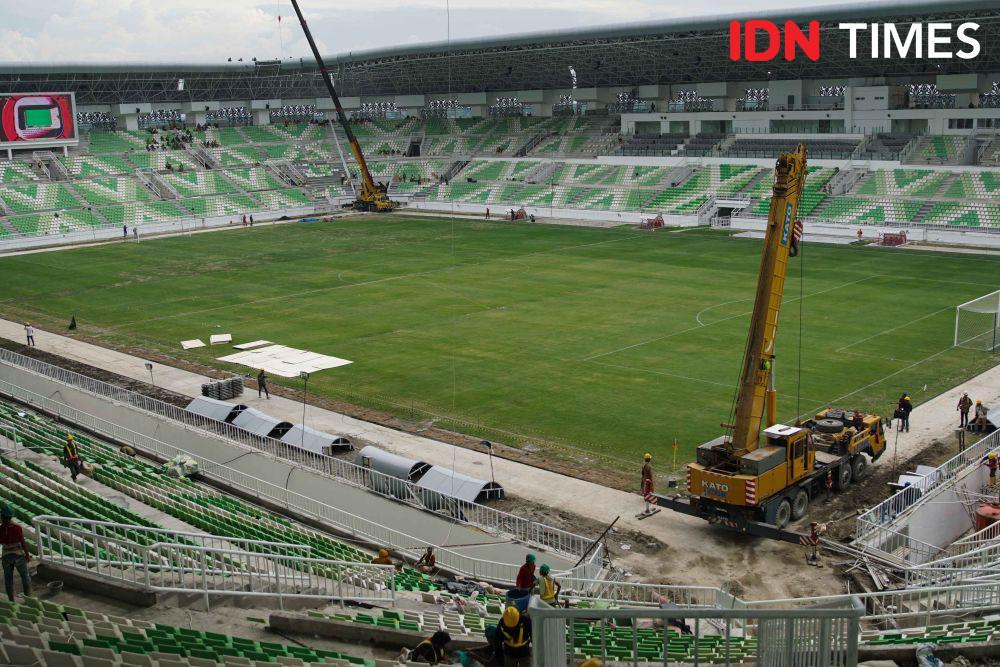 Resmikan Stadion Utama Sumut, Jokowi Minta Dipakai PSMS atau PSDS