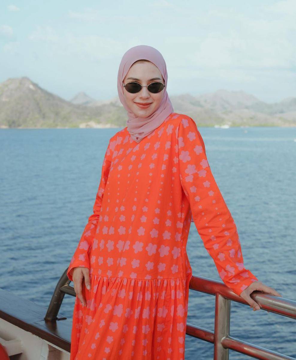 Potret Syahnaz Sadiqah di birthday trip Marlene Hariman (instagram.com/syahnazs)
