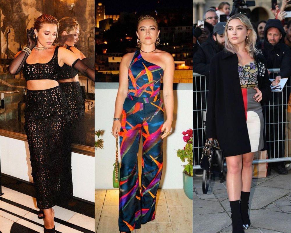 10 Ragam OOTD ala Florence Pugh, Cocok untuk Badan Petite!