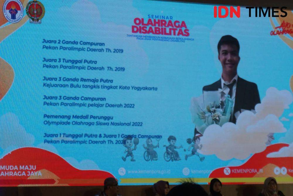 Muhammad Rafi Zulfandi tumbuh dan berkembang sebagai anak berkebutuhan khusus di cabor bulutangkis (IDNTimes/Tunggul Damarjati)