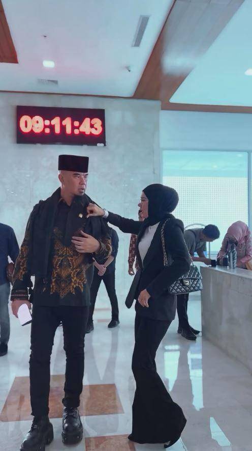 Mulan dan Ahmad Dhani jadi anggota DPR (Instagram.com/mulanjameela1)