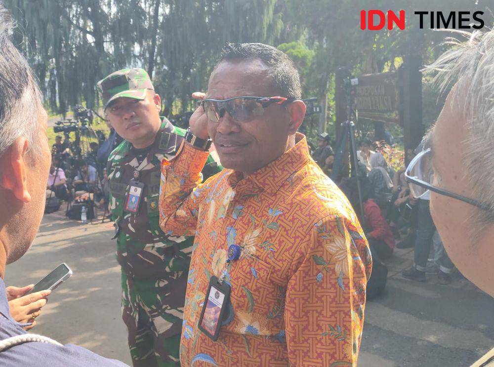 Komandan Detasemen Pengawalan Khusus Menhan Prabowo Subianto, Letkol Inf. G Borlak (IDN Times/Yosafat Diva Bayu Wisesa)